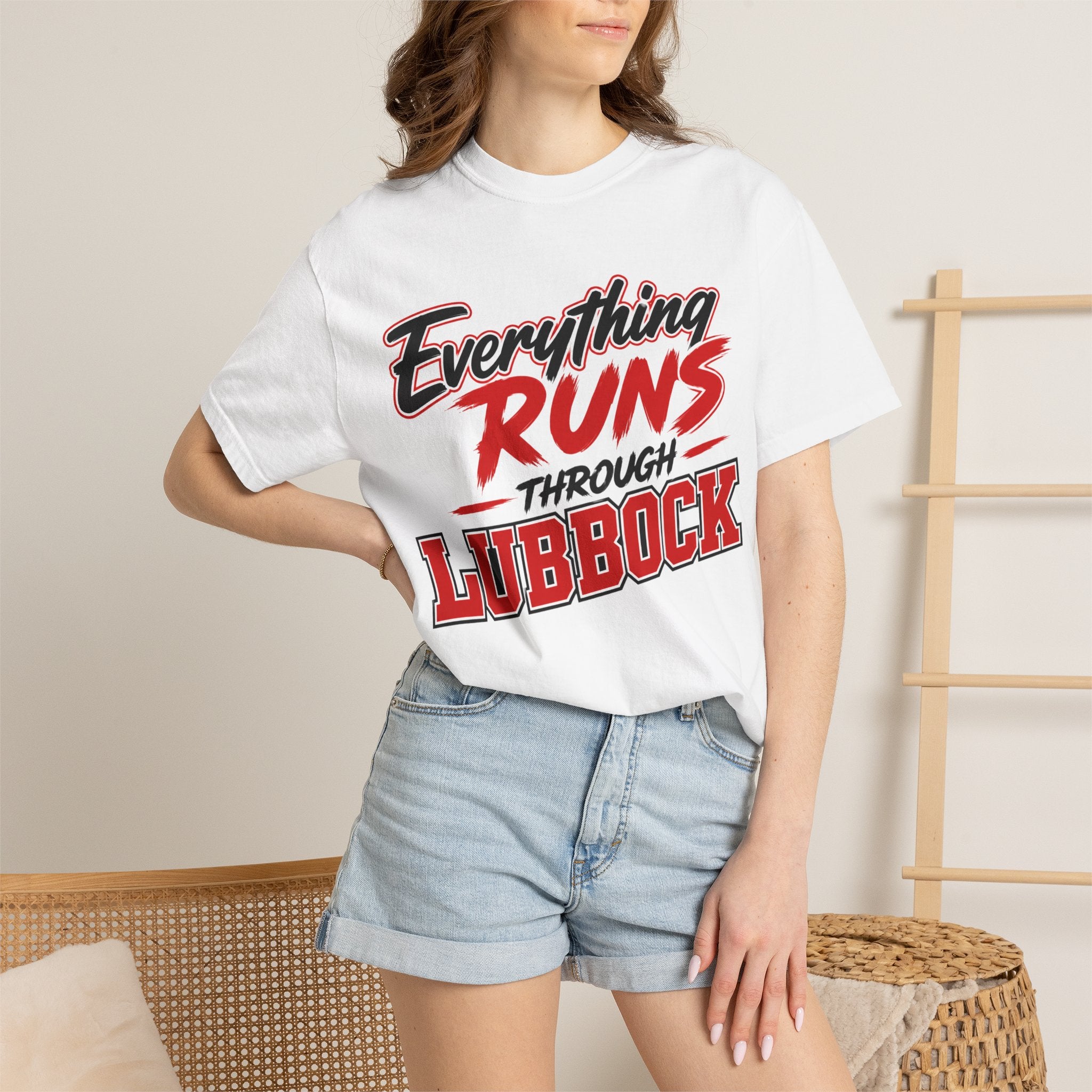Everything runs through Lubbock T-Shirt