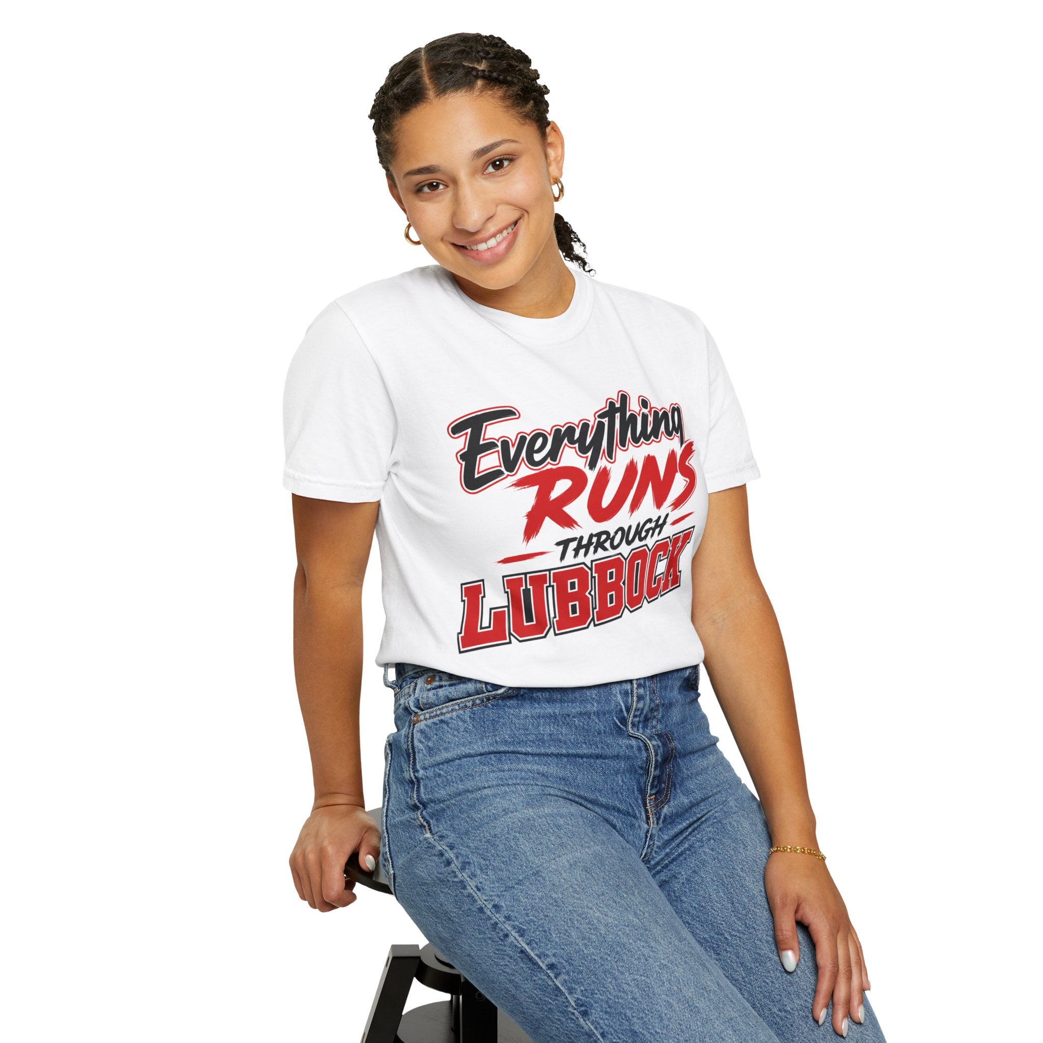 Everything runs through Lubbock T-Shirt