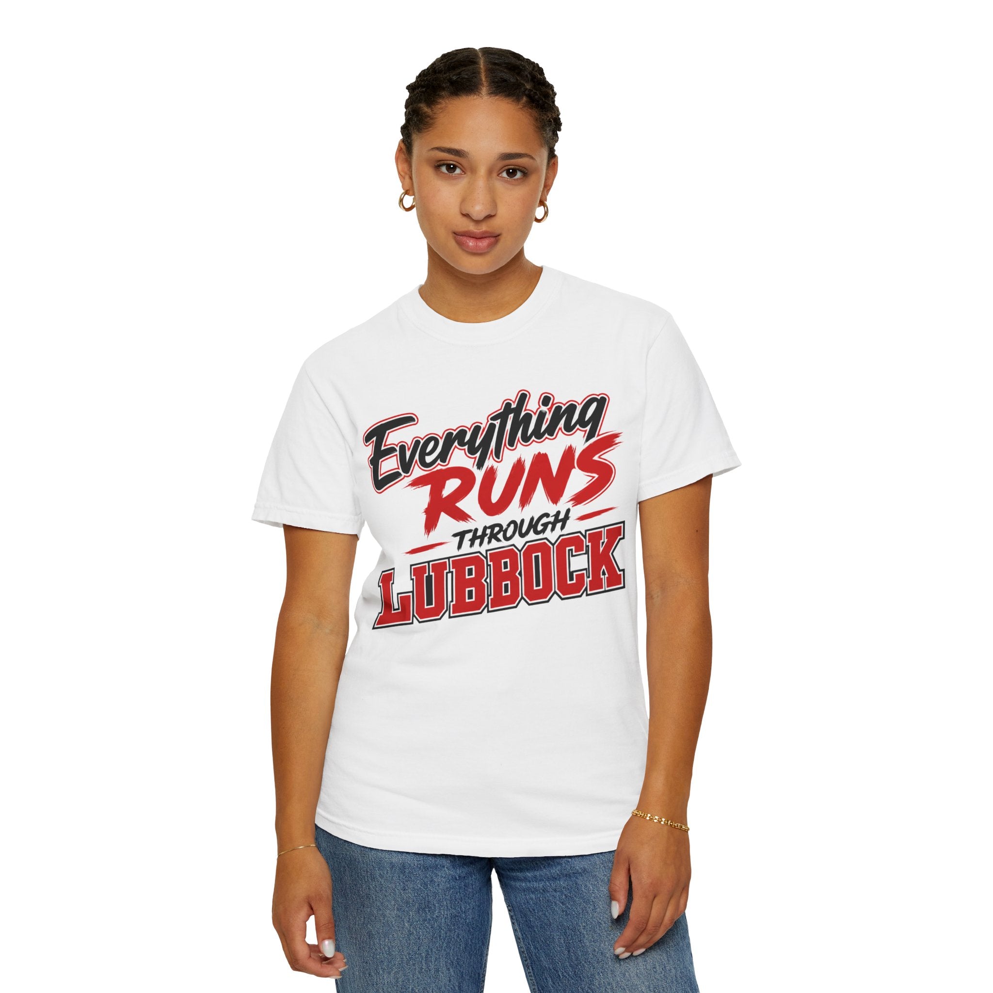 Everything runs through Lubbock T-Shirt